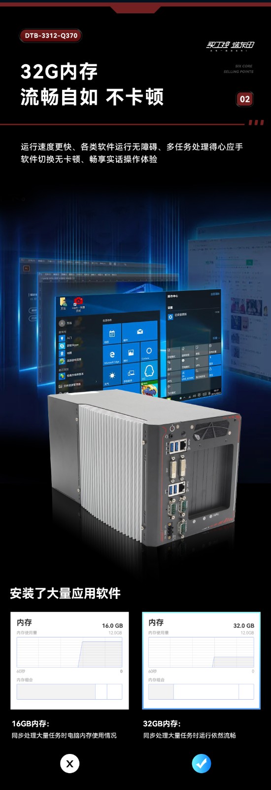 边缘计算工业电脑,酷睿8代上海工控机,DTB-3312-Q370.jpg