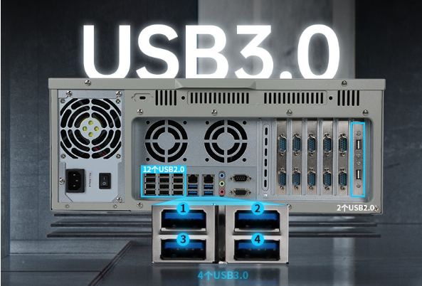 国产化飞腾4U成都工控机USB口.png