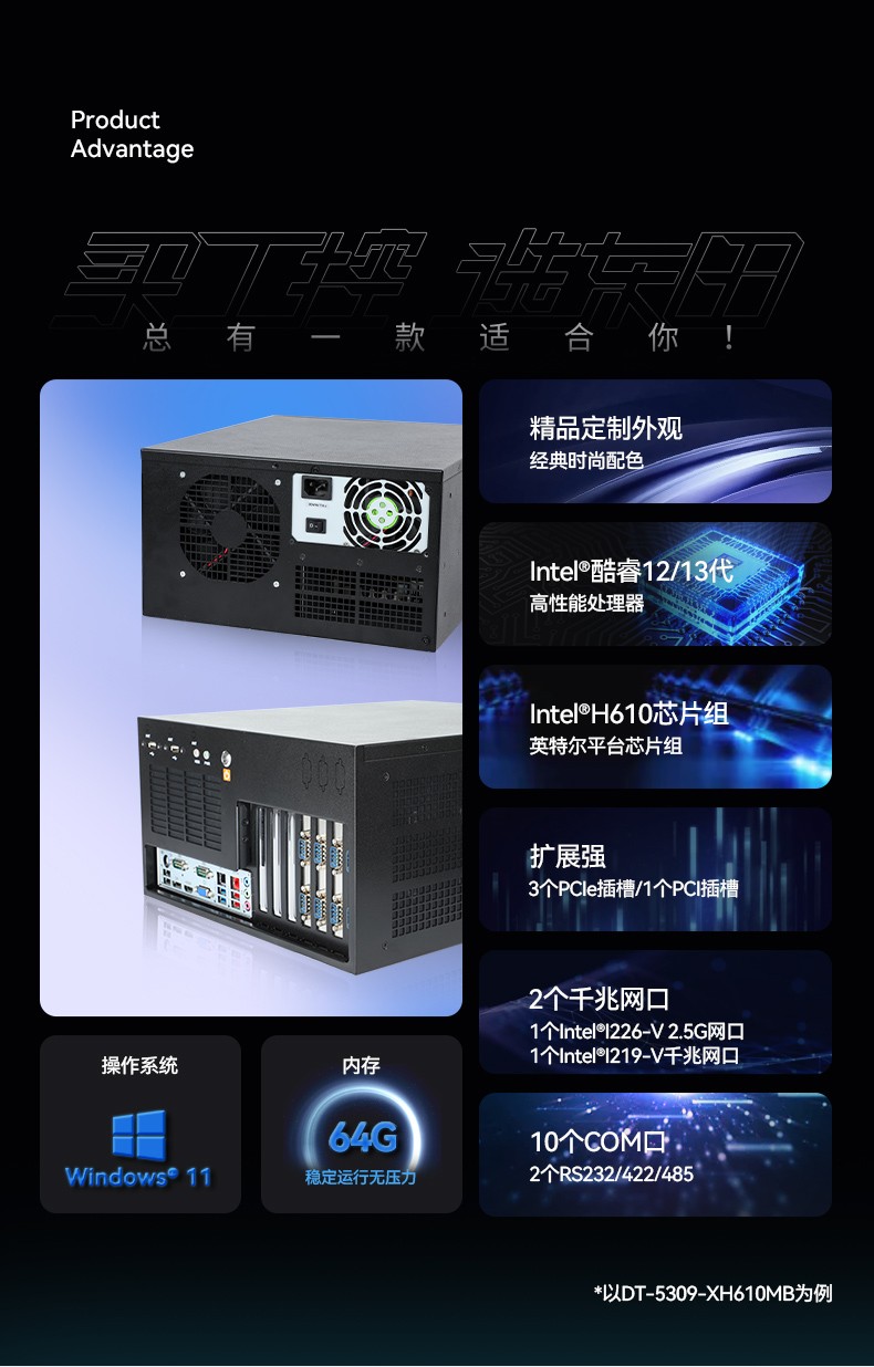 壁挂式浙江工控机,13个USB主机电脑,DT-5309-JH610MB1.jpg