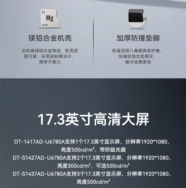 国产兆芯cpu三屏便携上海工控机,17.3英寸加固便携计算机,DT-S1437AD-U6780A.jpg