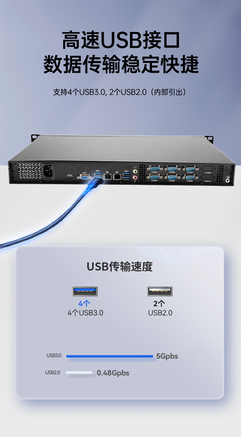 国产飞腾上海工控机,1U短款机架式工业主机电脑,银河麒麟工业电脑,DT-S1010MB-FD2KMC.jpg
